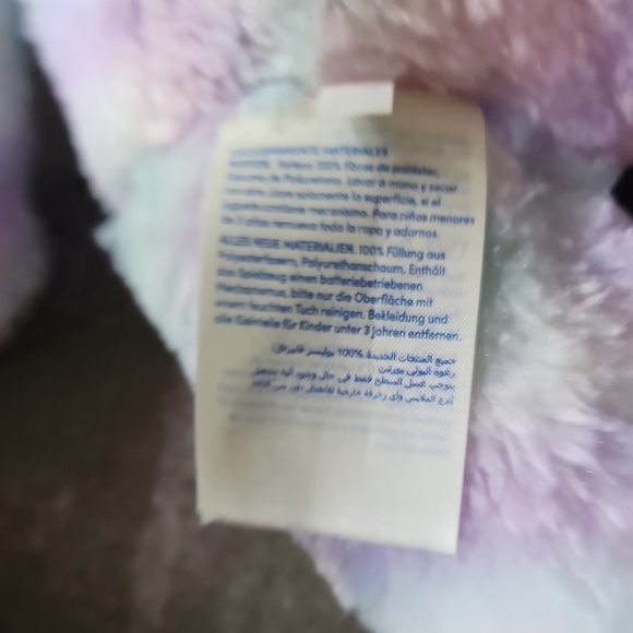 Build-A-Bear Cat Pink and Purple Stuffed Animal Plush - Picture 12 of 13